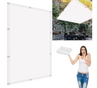 Telo ombreggiante Rettangolare 1.8 x 2.5 m protezione solare 98% Telo Ombra con Funi di Tensione per Terrazze Balconi, Bianco