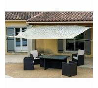 Telo ombreggiante traforato beige 120 g/m2 WERKA PRO 4 x 5m
