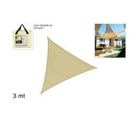 TELO OMBREGGIANTE TRIANGOLARE o QUADRATO ecrù beige 200gr/m2