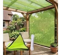 Telo Ombreggiante Verde 2x2m 3x4.0m 4x6m 5x5m 6x8m Rete Ombreggiante per Esterni con Occhielli, 90% Sole/UV Protezione Vele Tessuto Ombreggiantes per Giardino/Pergola/Esterno/Serra(6x16.5m)