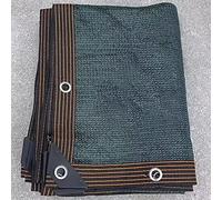 Telo ombreggiante verde per giardino, 55% di protezione solare, rete anti-foglia, frangivento, per serre, baldacchino, blocco UV, 3 x 6 m