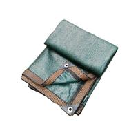 Telo ombreggiante verde scuro resistente ai raggi UV in HDPE da giardino, con occhielli per esterni, per patio, terrazza, pergola, 4 x 10 m, protezione solare resistente