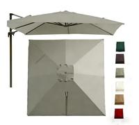 Telo Ombrellone Ricambio 2.5x2.5/3x3/4x3m, Per Ombrellone 8 Stecche, Impermeabile E Resistente Sbiadimento, Giardino Terrazza (Solo Telo)(Taupe,4x3m (13x10ft))