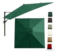 Telo Ombrellone Ricambio 2.5x2.5/3x3/4x3m, Per Ombrellone 8 Stecche, Impermeabile E Resistente Sbiadimento, Giardino Terrazza (Solo Telo)(Green,3x3m (10x10ft))