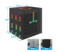 Telo Oxford 600D Copertura Condizionatore Impermeabile e Resistente Uso Esterno [EEK: A]