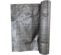 Telo Pacciamatura Anti Erbacce - Ecologico, permeabile, Duraturo e Calpestabile - Varie Misure e Colori (Verde, Nero, Bianco) - Teli pacciamante antialga (Nero, TEL210N_X100)