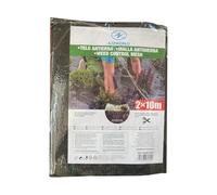 Telo Pacciamatura Antierba 2M X 10M, 20M², Traspirante, Permeabile, in PP Resistente ai Raggi UV, Facile da Tagliare e Installare, Ecologico contro le Erbacce