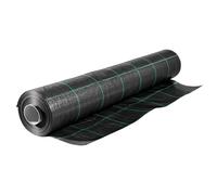 Telo Pacciamatura Antistrappo UV Resistente Permeabile Drenante Orto Giardino Serra Polipropilene Contro Le Erbacce Copertura Pacciamante Super Resistente Stop Erbe Infestanti (Standard - 2 x 20 m)