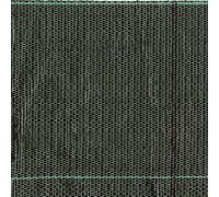 Telo Pacciamatura da Giardino in Polipropilene 1,65x100m Rama Ground Nero e Verde