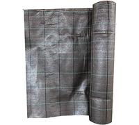 Telo Pacciamatura Professionale anti alga / erbacce, permeabile, resistente e duraturo (103g/m2) - Stabilizzazione UV - Varie misure (verde, nero, bianco) - Teli pacciamante (105cm X 20m, Nero)
