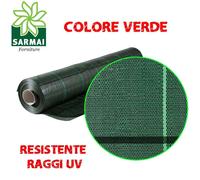 Telo pacciamatura Verde 100 Gr/mq anti radice erbacce orto giardino edilizia