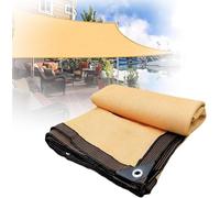 Telo parasole 90% per balcone, giardino, serra, pollaio, pergola, disponibile in 1 x 2 m, 5 x 4 m, 9 x 7 m, 12 x 15 m, protezione per la privacy esterna