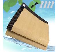 Telo parasole al 90% con occhielli, resistente rete da giardino per piante, serre, patio (6 x 9 m)