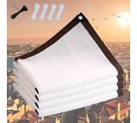 Telo parasole al 90%, rete rinforzata in HDPE con occhielli per giardino, patio, serra (2 x 5 m)