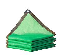Telo parasole con occhielli e bordo nastrato, per giardino, patio, serra, piante, pergola, protezione UV e rete traspirante, 3 x 4,5 m