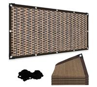 Telo parasole con protezione UV al 90%, baldacchino con occhielli per esterni, giardino, patio, pergola, serra e cortile (3 x 7 m), ideale come tenda parasole