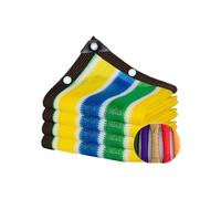 Telo parasole da 3,5 x 6,5 m, rete traspirante da giardino con occhielli in rete, per patio, pergola e portico, protezione UV per esterni, 2 x 2 m