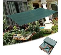 Telo parasole da giardino di alta qualità, 3 x 6 m, resistente ai raggi UV, con occhielli migliorati, perfetto per esterni, balcone, patio e cortile protezione dalla luce solare.