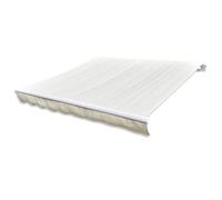 Telo parasole di alta qualità resistente ai raggi UV, 4 x 3 m, resistente, per esterni, per balconi, terrazze, giardini, perfetto per ombreggiatura e protezione della terrazza