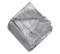 Telo parasole in 70% alluminio con occhielli, 2,4 m x 3,5 m, copertura parasole per pergola, telone in rete, per auto, esterni, serre, patio, canile, giardino