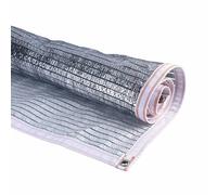 Telo parasole in alluminio per esterni, con occhielli, protezione UV 85%, per serra, patio, cuccia per cani, resistente alle intemperie, ideale per giardini e spazi esterni