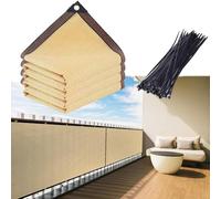 Telo parasole per balcone, 90% protezione UV, per pergola, ringhiere, portico, patio, recinzione, parabrezza (2 x 30 m)