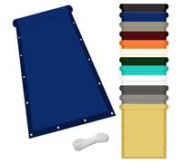 Telo Parasole per Esterni 0.8 x 2.6 m Protezione UV Telo Parasole con Occhielli Multi Couleur et Taille per Giardino Balcone Piscina, Blu Scuro