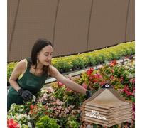 Telo Parasole Per Esterni,Rete ombreggiante,rete ombreggiante con occhielli resistente all'80% ai raggi UV, per pergolati,balconi,giardini,piante,serre,auto,pollai,fienili e cucce per cani all'aperto