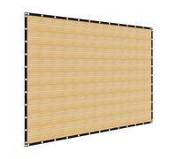 Telo Parasole Rete Ombra Vela Ombreggiante per Giardino Beige 366x610cm