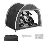 Telo per bicicletta per 2 biciclette, impermeabile, per esterni, portatile, per campeggio, giardino, 210D, Oxford, 210 x 150 x 165 cm