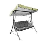 Telo Per Gazebo Copertura for sedia da altalena Copertura superiore for sedia da altalena for parco giochi Tettoia parasole impermeabile, Verde, 164x114x15 cm(Beige195 125 15cm)