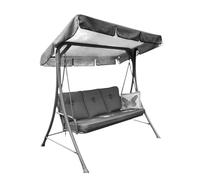 Telo Per Gazebo Copertura for sedia da altalena Copertura superiore for sedia da altalena for parco giochi Tettoia parasole impermeabile, Verde, 164x114x15 cm(Grey195 125 15cm)