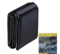Telo per Laghetto da Giardino Rivestimento per Laghetto in HDPE Resistente Membrana Impermeabile Spessore 16Mil Flessibilie Rivestimento Fodera per Stagni Koi Acque E Fontane(8x9m)