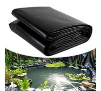 Telo per laghetto da giardino Sottostrato per laghetto nero pieghevole, 4x4m 4x5m 4x6m 4x8m Telo per laghetto Piscine per pesci Membrana Pellicola impermeabile per ruscelli Fontane Cascata(6x7m)
