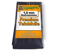 Telo per laghetto in PVC 5m x 6m 1,0mm, pellicola nera per il laghetto da giardino