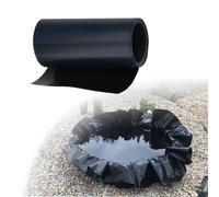 Telo per Laghetto Nero in HDPE 3x2m 8x6m Fodera Laghetto Flessibile per Il laghetto da Giardino, Resistente ai Raggi UV e alle intemperie Rivestimento per laghetti Koi 0.12mm 13x12m ( Dimensione : 8x6