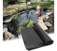 Telo per laghetto, Telo Impermeabile Flessibile Nero - Membrana Impermeabile per laghetti, fontane e corsi d'Acqua - Disponibile nelle Misure 3x5 m, 4x6 m, 6x8 m, 10x12 m (32,8x49,2 Piedi)