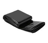 Telo per laghetto, Telo Nero Resistente per laghetti per Koi, Membrana Impermeabile Flessibile da 5 x 5 Metri, Ideale per laghetti, Serbatoi e fondazioni, Telo in polietilene Resistente