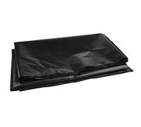 Telo per laghetto, Telo per laghetto in HDPE Nero Resistente e Impermeabile - Telo antiforatura e antistrappo per Pesci, Telo Flessibile pretagliato per laghetti, Laghi, cascate, ruscelli e
