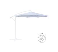 Telo per ombrellone da giardino bianco 3x3 mt Apollo