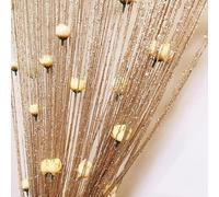 Telo per pannello porta,Telo per copertura porta - Tende con perline Drappo per - Pannello per finestra, tende in filo con disegno a rosa, divisorio per la stanza con nappe per telaio della port