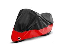 Telo Personalizzazione 190T Coprimoto per Morini XCape X Cape X-Cape 650 650X Interno Esterno Impermeabile Resistente a Polvere/Vento/Antigraffio/anti UV Accessori,BlackRed
