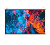 Telo Proiettore 30in 40in 50in 60in 72in, Telo per Proiettore Portatile per Interni Ed Esterni, HD Telo Proiettore Anti Rughe Pieghevole Portatile, per Ufficio Eventi All`Aperto Teatro(16:9,72in)