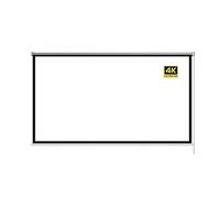 Telo Proiettore, Schermo for proiettore HD portatile Schermo for proiettore abbassabile a mano 84 100 120 pollici 16:9 4:3 Facile da montare(150 inches 16:9)