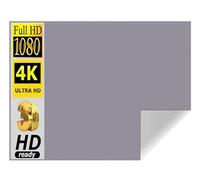 Telo Proiettore, Tessuto dello schermo del proiettore 16:9 Tenda anti-luce 60 72 84 92 100 110 120 130 133 pollici Home Outdoor Office Portable 3d HD(133 inch)