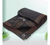 Telo protettivo al 99% dai raggi UV con occhielli, ideale per giardini, terrazze, tettoie, serre, auto e canili, nero, 3 x 14 m, resistente e versatile