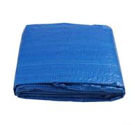 Telo protettivo in PE resistente per piscina fuori terra, impermeabile, rettangolare, protezione contro ciottoli e rami, 2,2 x 1,7 m (B)