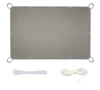 Telo protettivo per la privacy per esterni, 2 x 3,5 m, protezione UV 95%, frangivento, per balcone e giardino, resistente alle intemperie, durevole, con s e cavo, ideale per il campeggio, colore