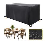 Telo protettivo per mobili da giardino, 150 x 150 x 75 cm, impermeabile e resistente agli strappi, tessuto 420D, protezione per tavolo da giardino