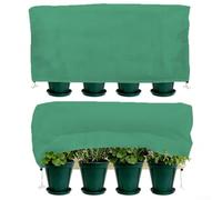 Telo protettivo per piante in inverno per proteggere le piante in vaso dal gelo e dal freddo, con tessuto traspirante (126 x 61 x 50 cm)